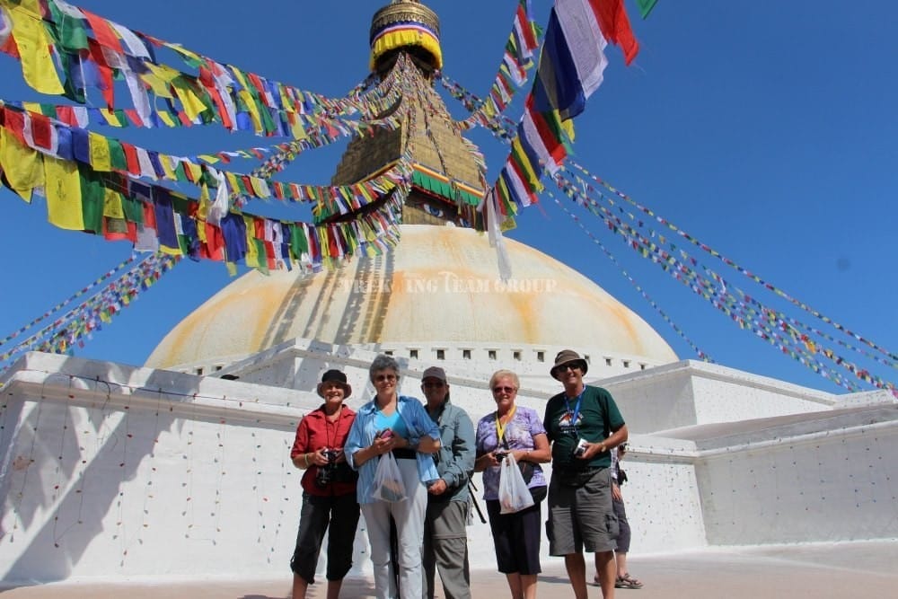 Best of Nepal Tour - Boudhanath Nepal - Trekking Team Group Thumbnail