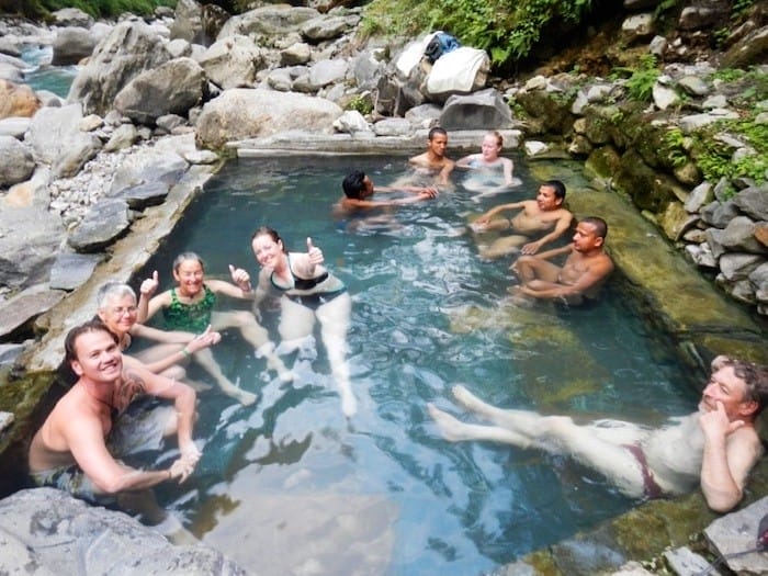 Tatopani Hot Springs Itinerary - Annapurna Circuit Trek Nepal - Trekking Team Group