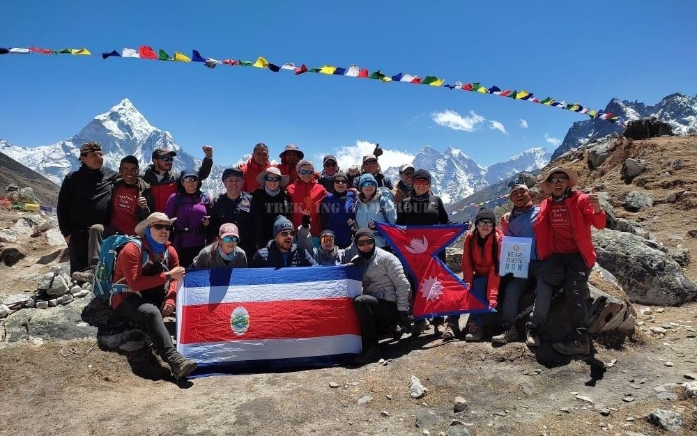 Trekking en el campamento base del Everest