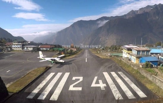 fly from lukla to ktm