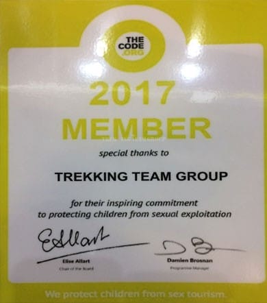 Trekking Team Group Responsible Business